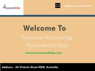 Financial Accounting Assessment Help