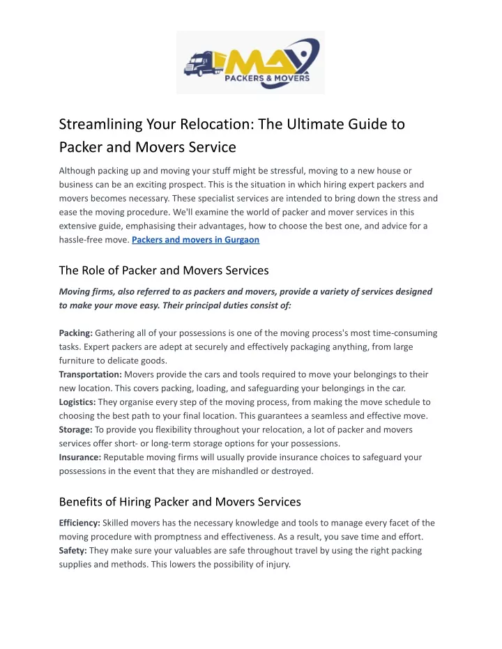 streamlining your relocation the ultimate guide