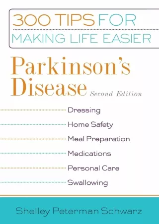 PDF/READ Parkinson's Disease: 300 Tips for Making Life Easier ipad