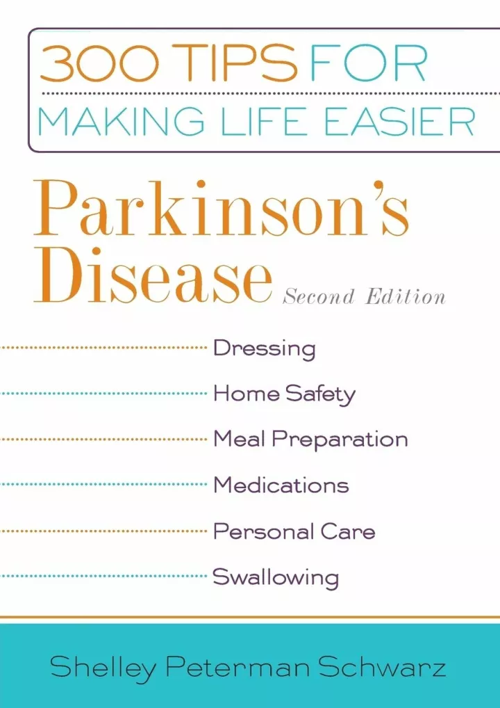 parkinson s disease 300 tips for making life