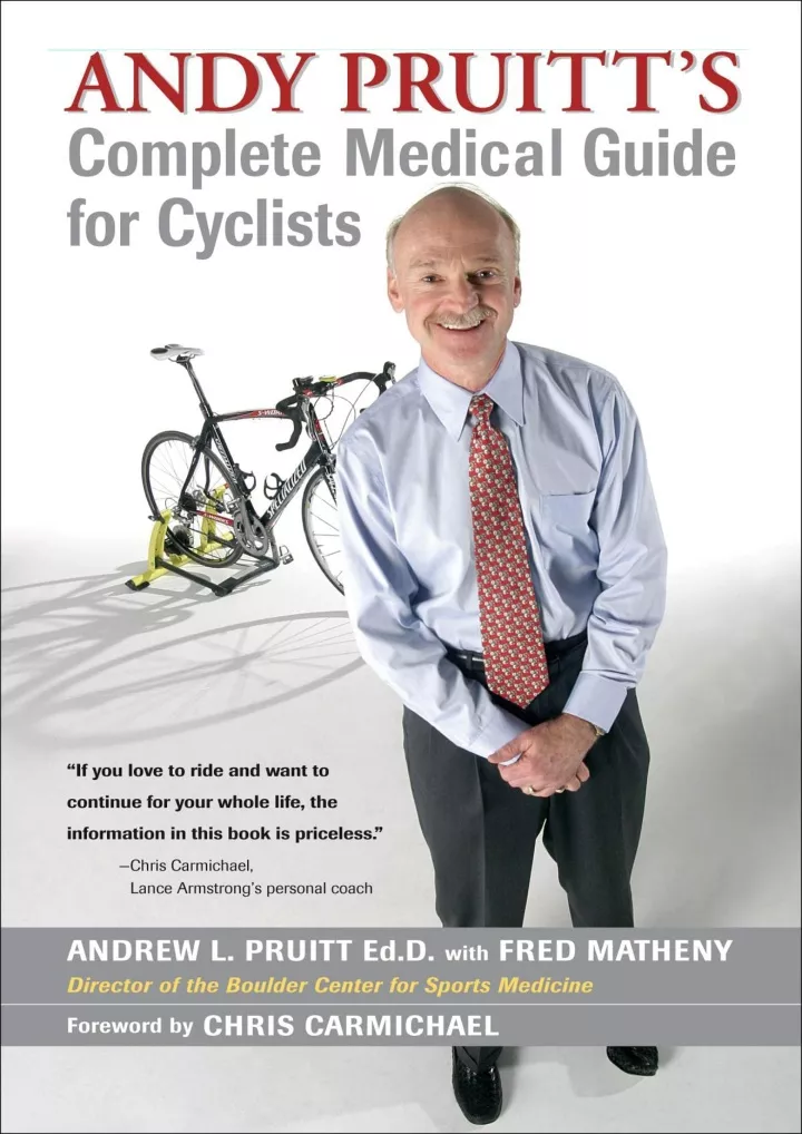 andy pruitt s complete medical guide for cyclists