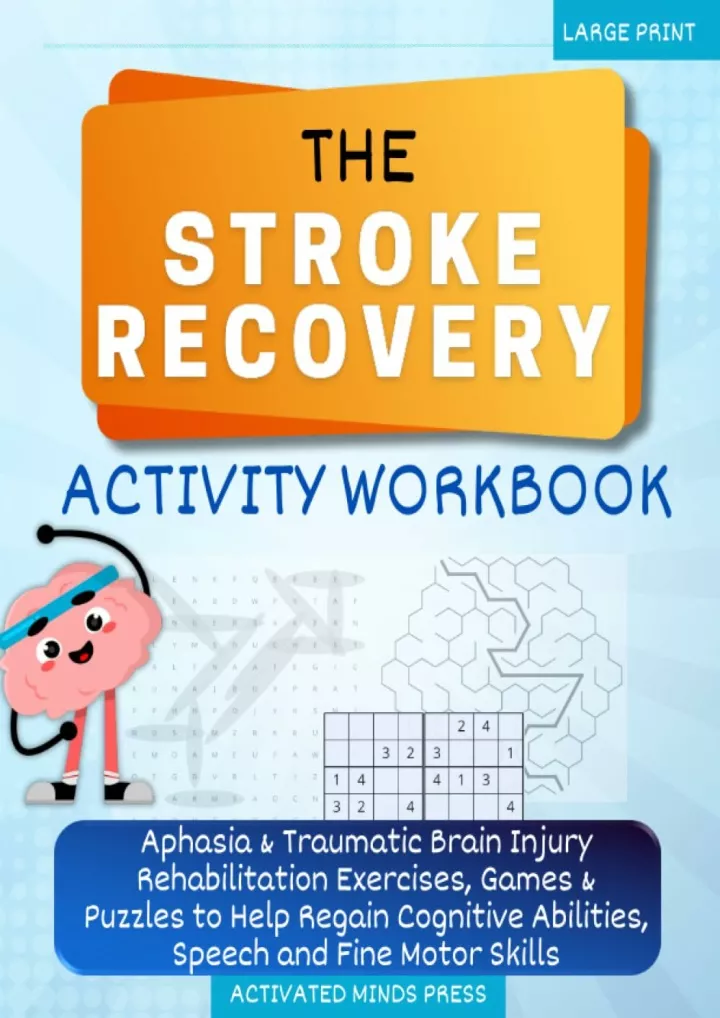 the stroke recovery activity workbook aphasia