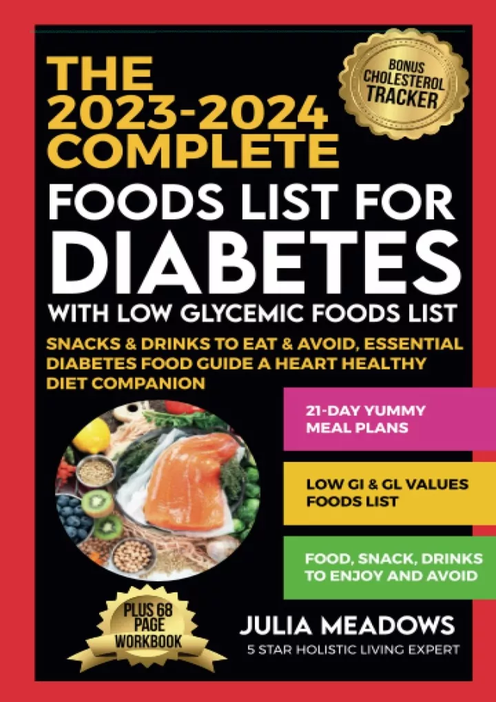 PPT [READ DOWNLOAD] The 20232024 Complete Foods Lists for Diabetes