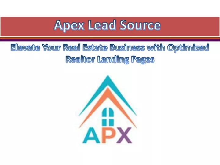 apex lead source