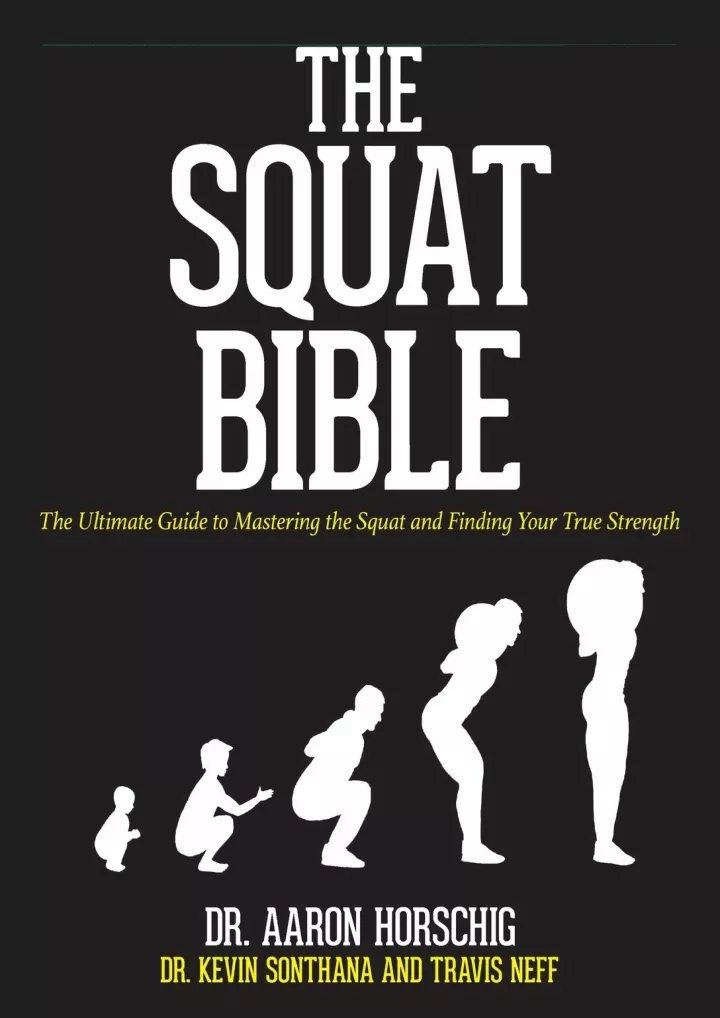 the squat bible the ultimate guide to mastering