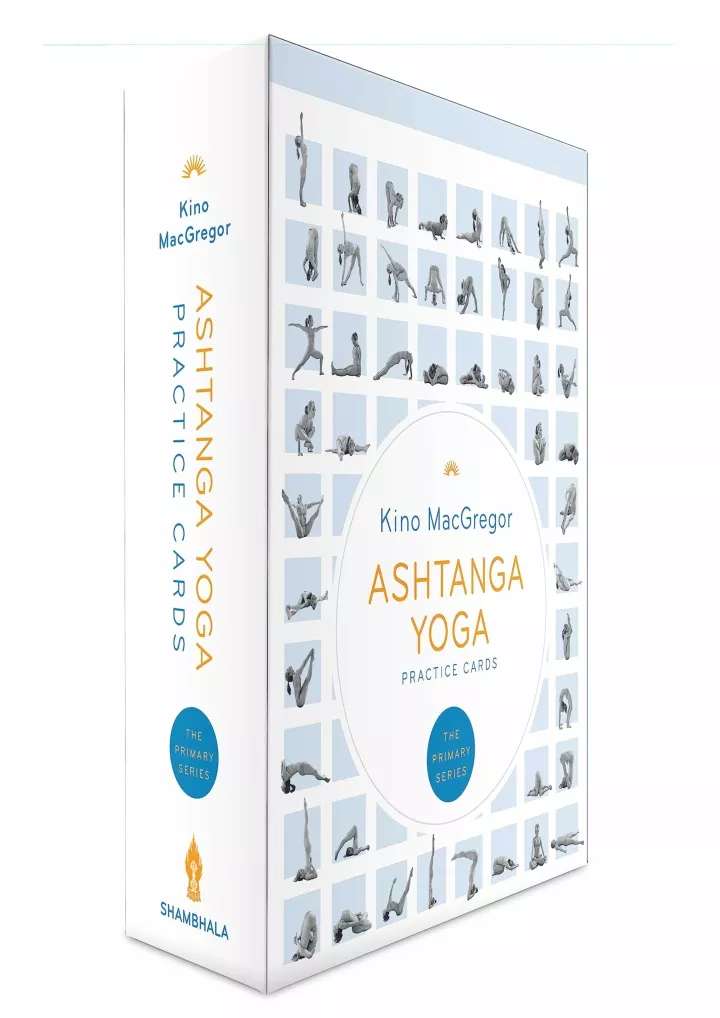 ashtanga yoga practice cards the primary series