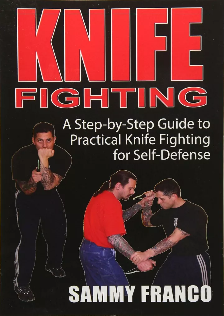 knife fighting a step by step guide to practical