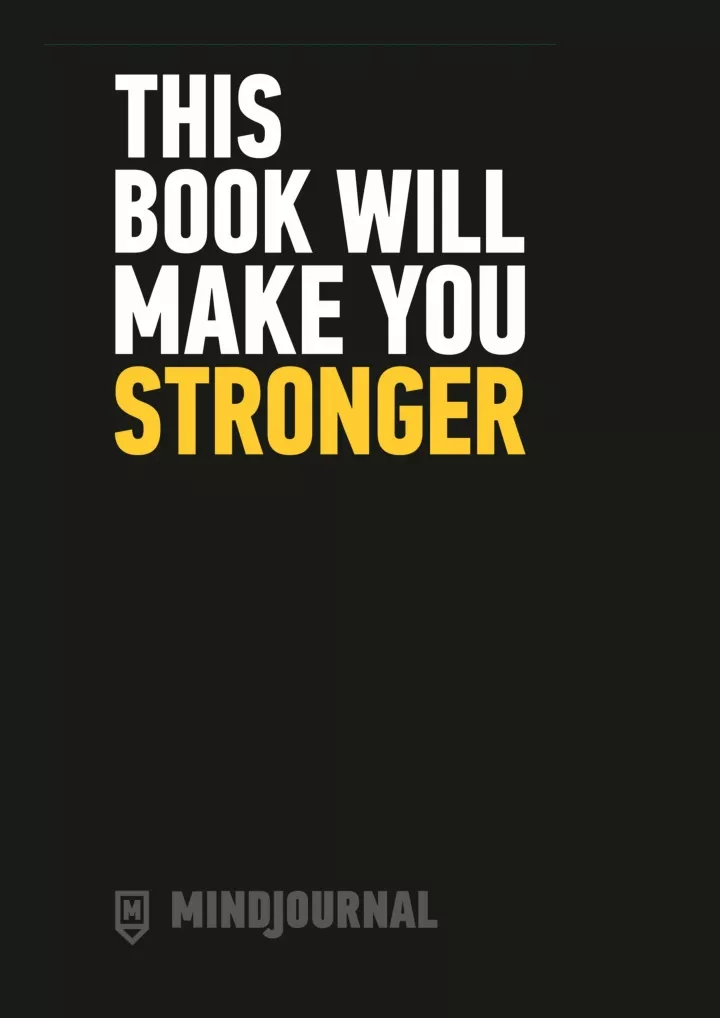 this book will make you stronger download