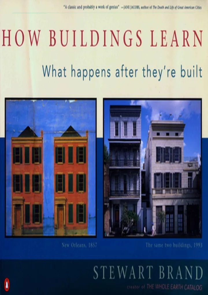 how buildings learn what happens after they