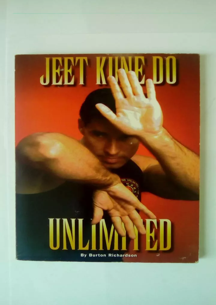 jeet kune do unlimited a jeet kune do concepts