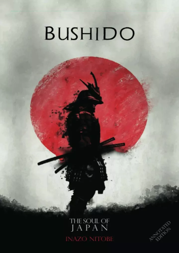 bushido the soul of japan annotated edition