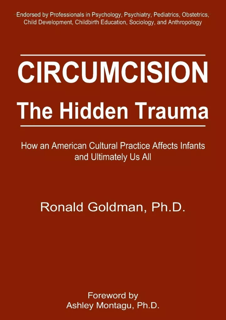 circumcision the hidden trauma how an american