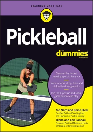 [PDF READ ONLINE] Pickleball For Dummies ebooks