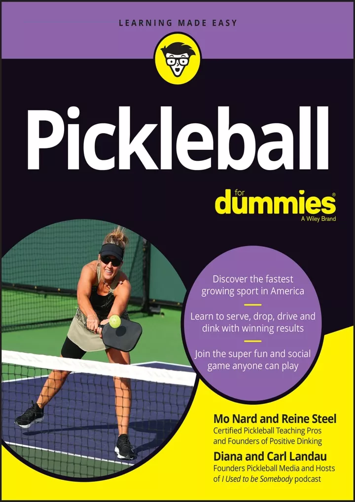 pickleball for dummies download pdf read