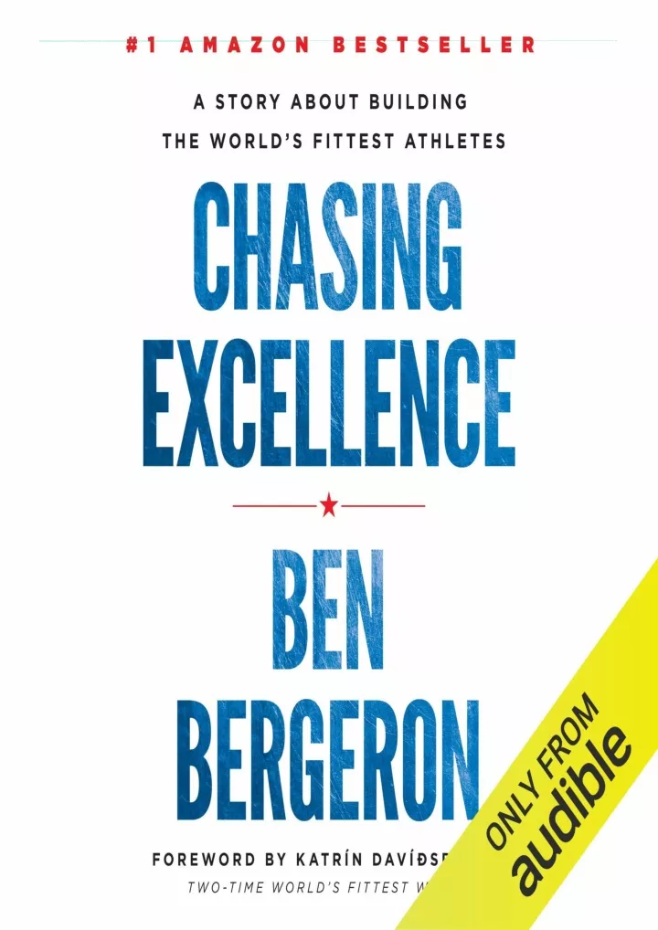 chasing excellence a story about building