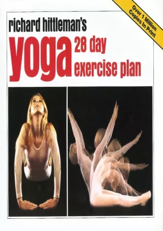 DOWNLOAD/PDF Richard Hittleman's Yoga: 28 Day Exercise Plan download