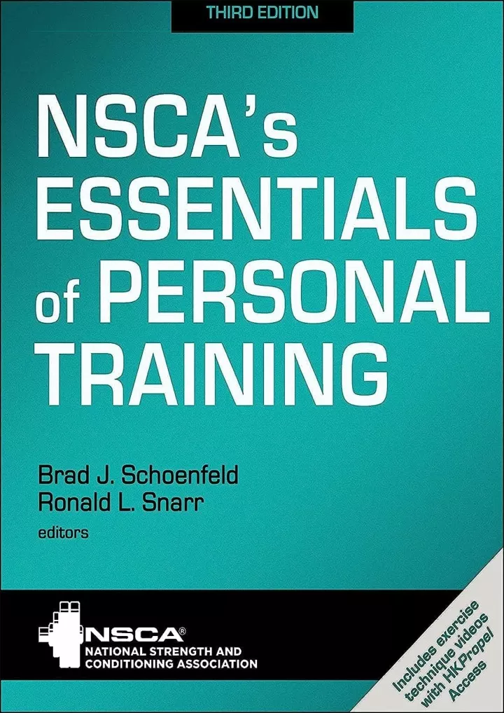 nsca s essentials of personal training download