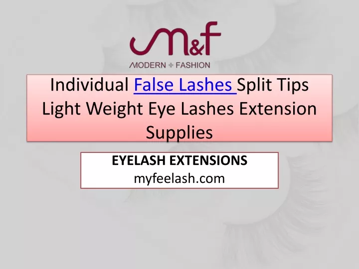 individual false lashes split tips light weight eye lashes extension supplies