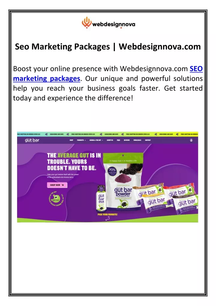 seo marketing packages webdesignnova com