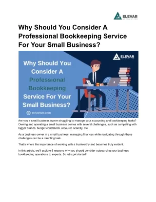 why should you consider a professional