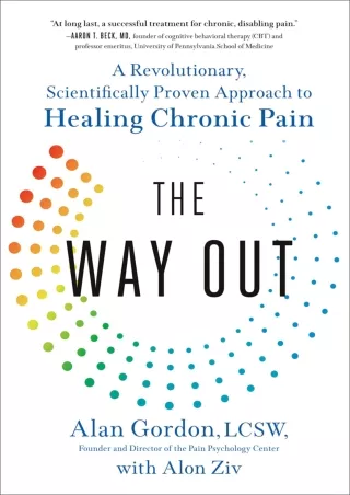 Download Book [PDF] The Way Out: A Revolutionary, Scientifically Proven Approach to Healing