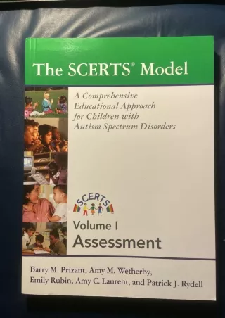 Epub The Scerts Model Assessment: A Comprehensive Educational Approach for Young