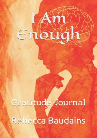 Read ebook [PDF] I Am Enough: Gratitude Journal
