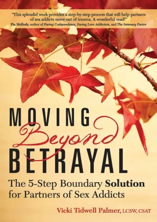 [Ebook] Moving Beyond Betrayal: The 5-Step Boundary Solution for Partners of Sex Addicts