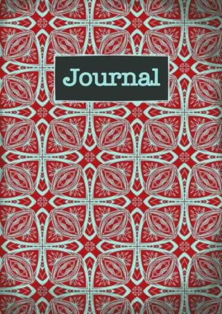 Pdf Ebook Journal: Patterned Mandala Notebook with 120 Lined Pages: Original Cover Art