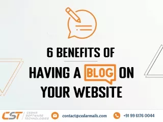 Benefits of having a blog on your website