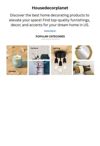 Housedecorplanet