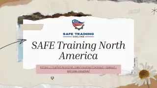 Lockout Tagout Online Certification | Safetraining.com