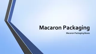 macaron packaging