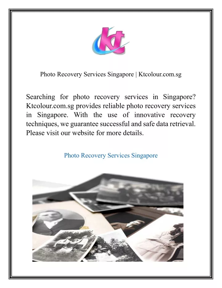 photo recovery services singapore ktcolour com sg