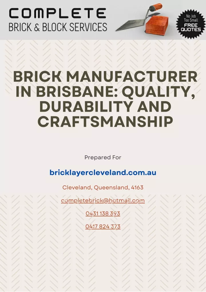 brick manufacturer in brisbane quality durability