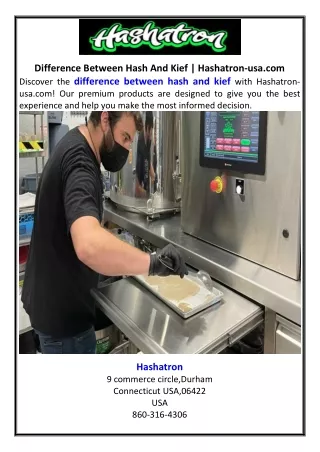 difference between hash and kief hashatron