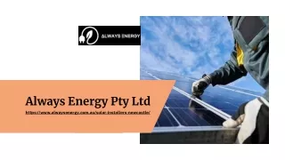 Solar Panels Hunter Valley | Alwaysenergy.com.au