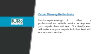 Carpet Cleaning Hertfordshire Hobbscarpetcleaning.co.uk
