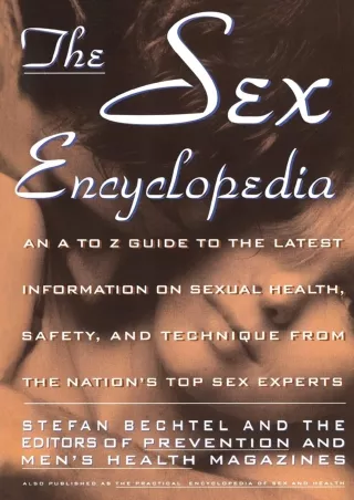 DOWNLOAD/PDF The Sex Encyclopedia: An A-To-Z Guide to the Latest Information on Sexual