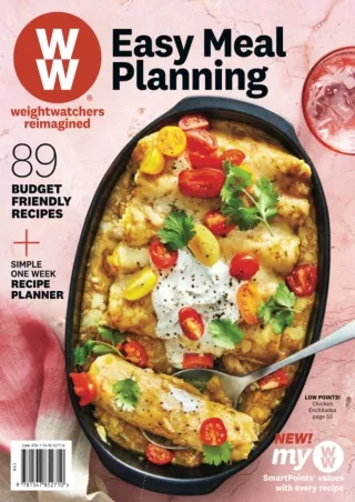 READ [PDF] Weight Watchers Easy Meal Planning
