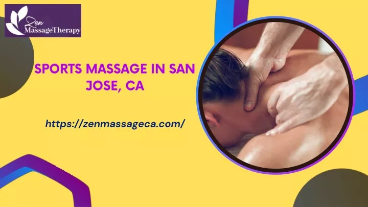 sports massage in san jose ca