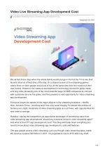 Video Live Streaming App Development Cost - slide 1