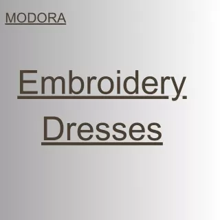 Embriodery Abbaya Maxi Dresses