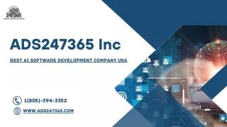 Best AI Software Development Company USA