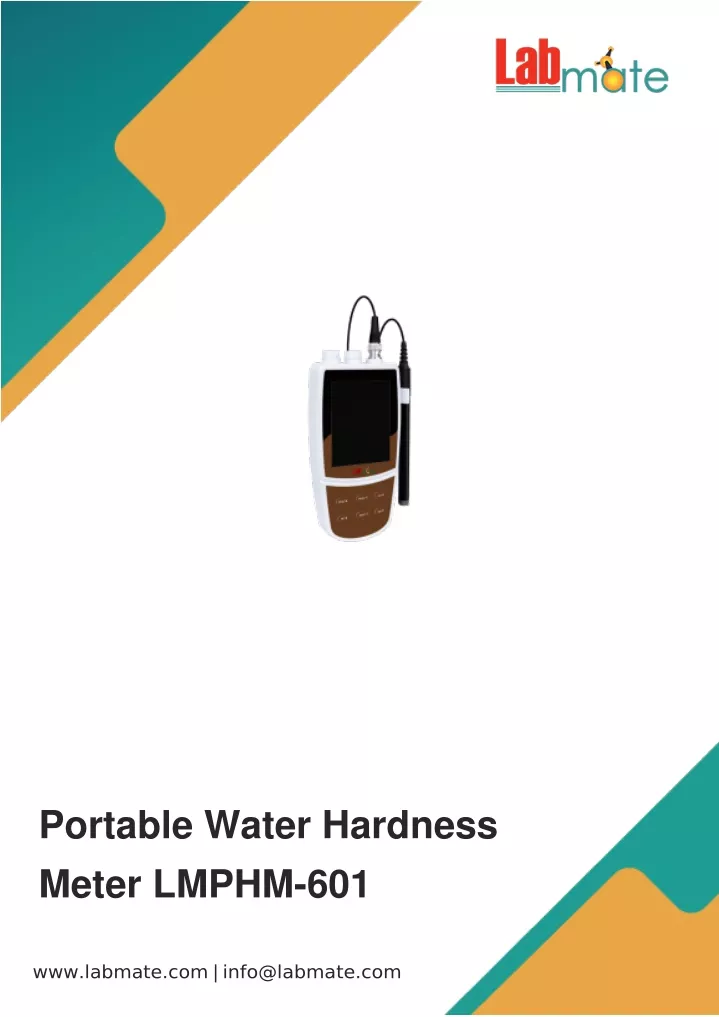 portable water hardness meter lmphm 601