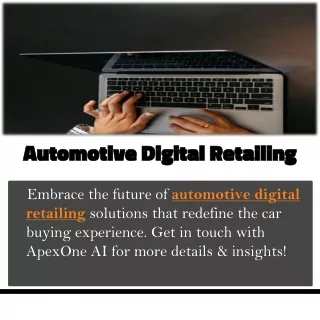 Automotive Digital Retailing