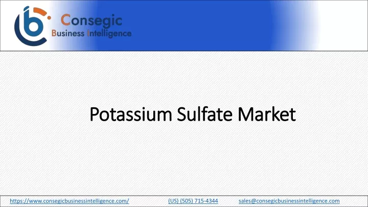 potassium sulfate market