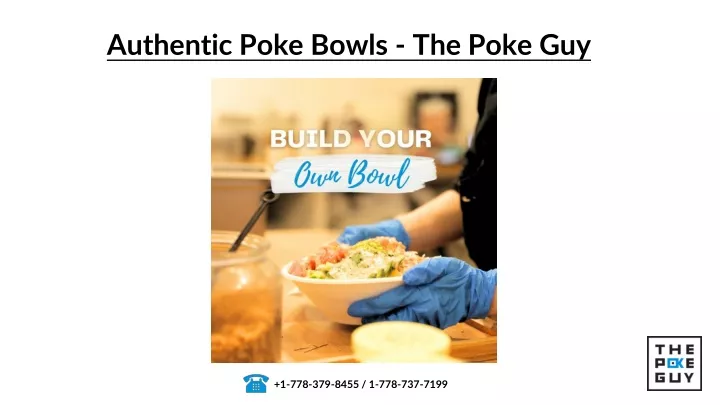 authentic poke bowls the poke guy