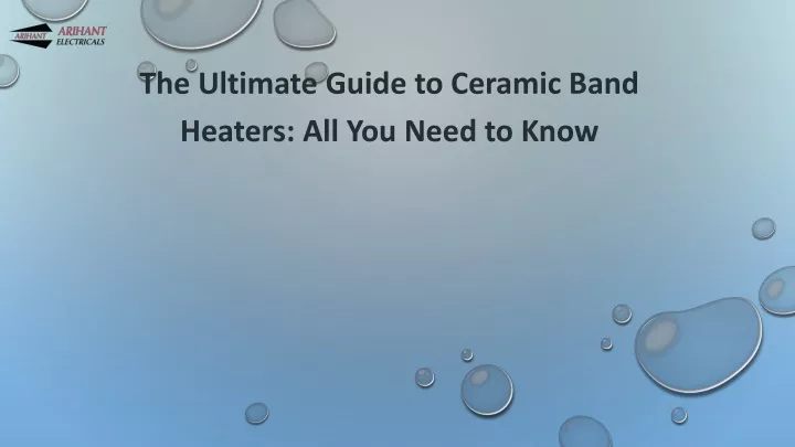 the ultimate guide to ceramic band heaters all you need to know