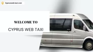 Private Taxi Service in Cyprus- Larnaca Airport to Ayia Napa and Limassol Transf